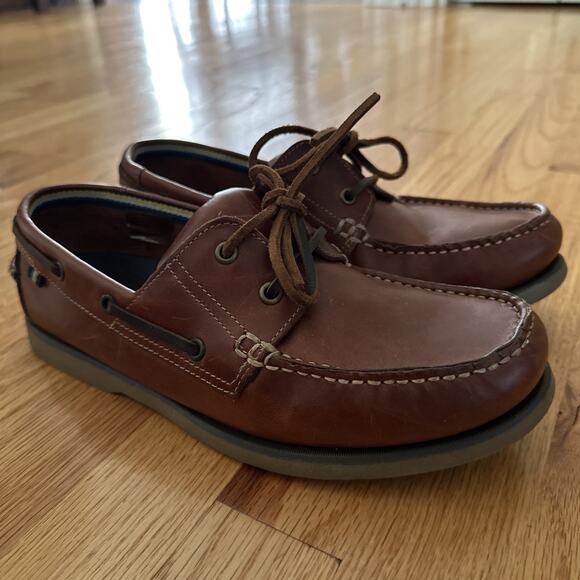 Marks & Spencer Autograph Men\'s Brown Leather Oxford Shoes Size 10.5 Lace Ups BP main image 6